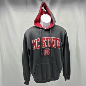 Stadium Athletic NC State Wolfpack Hoodie Men's Small Unisex) Gray/Red